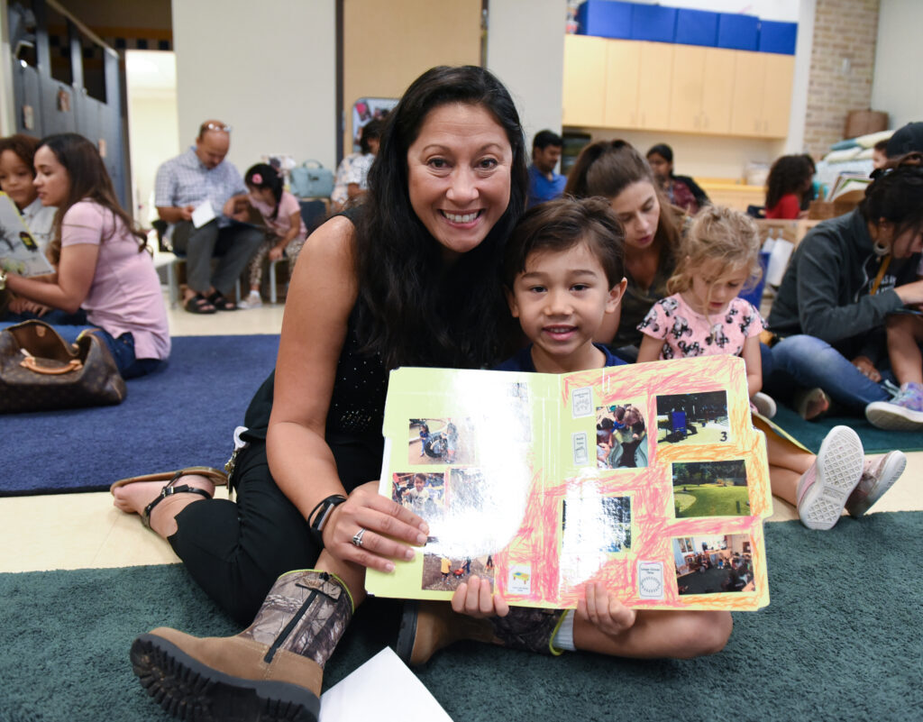 parents in a Pre-K 4 SA classroom