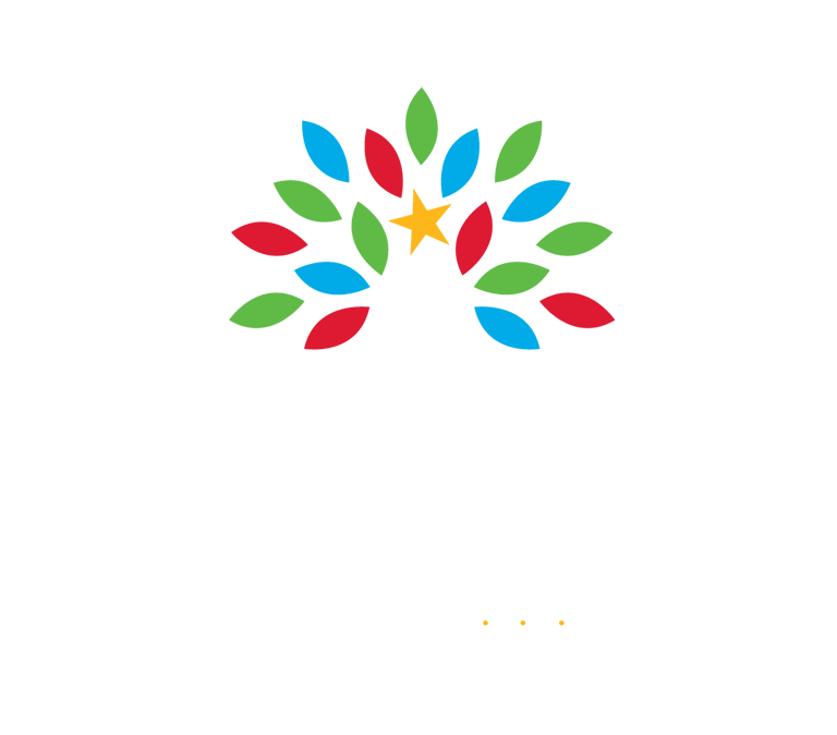 white and color Gardendale logo