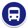 dark blue bus icon