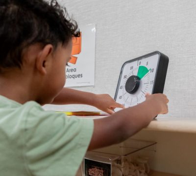 a child uses the Motor Lab at Pre-K 4 SA south center
